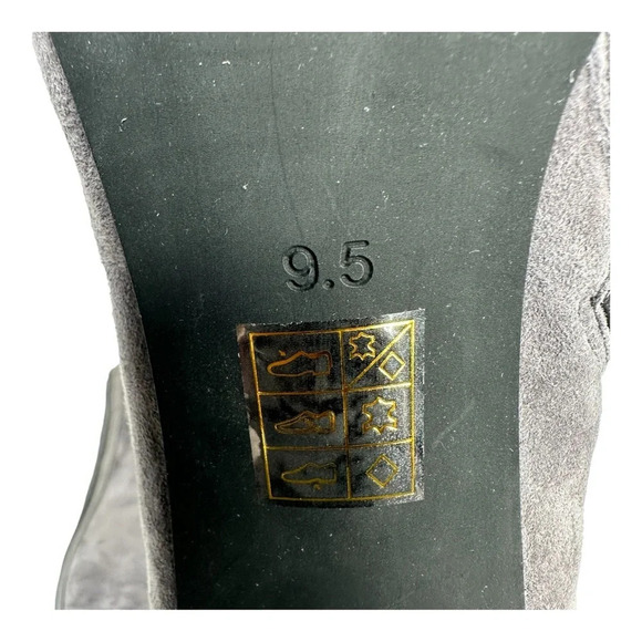 Jeffrey Campbell Gray Peace Out Square Toe Boots. Sz: 9.5 - Picture 9 of 11